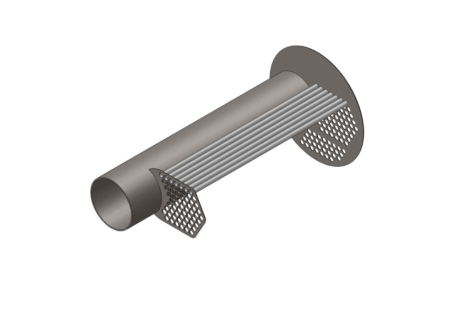 Boiler锅炉汽锅3D数模图纸 STEP格式